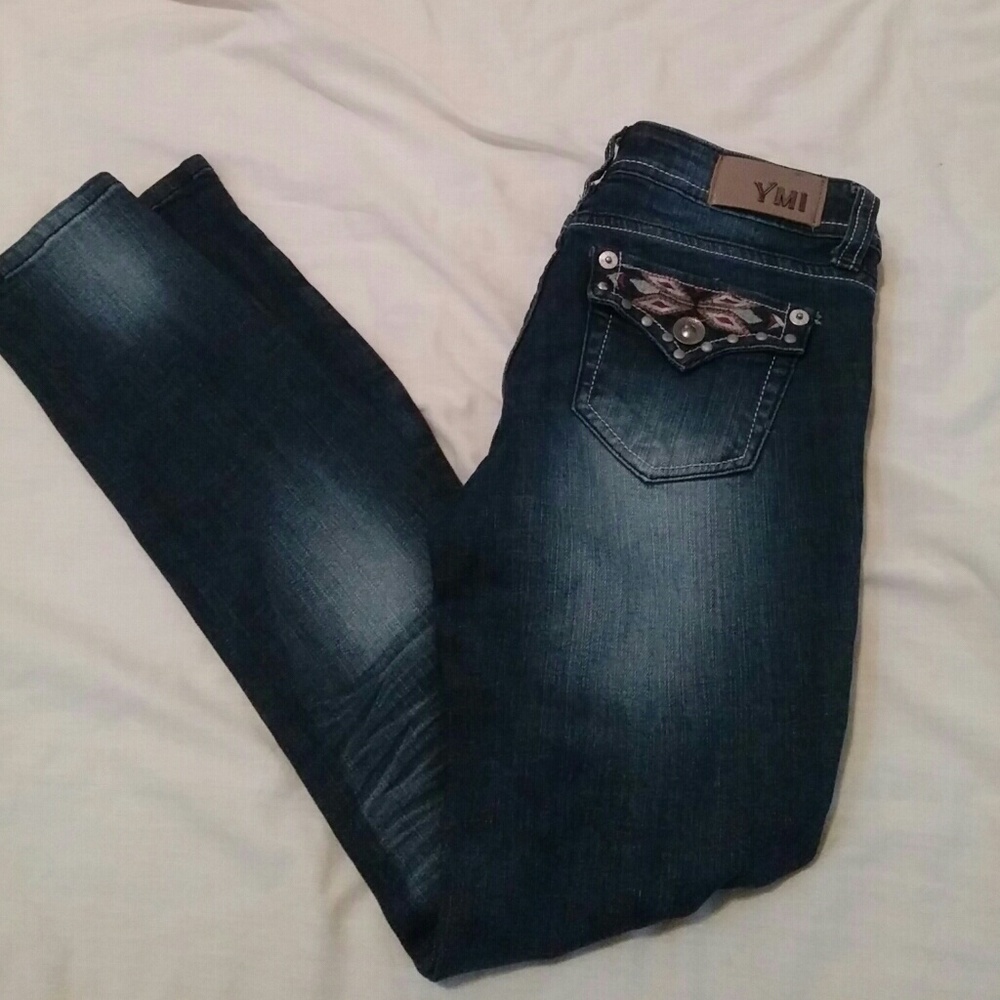Sz1 YMI‎ skinny distressed jeans